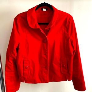 J crew red blazer/ jacket